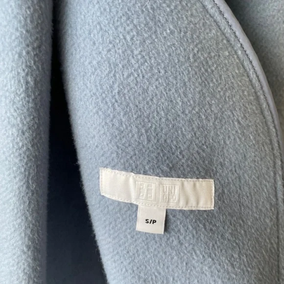 Wool blend hooded coat/jacket with belt - Picture 6 of 7